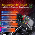 LuxDrive T3 Pro 5-in-1 260W Fast Car Charger with FM Transmitter & Ambient Light