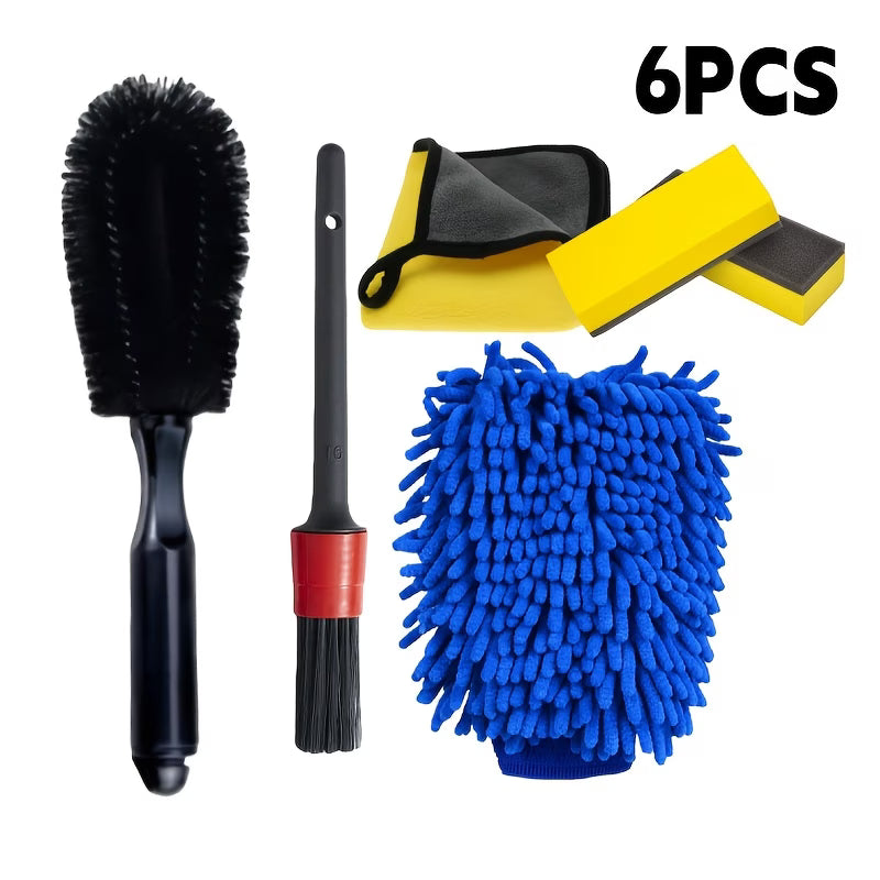 22-Piece Car Detailing & Cleaning Tool Set – Complete Interior & Exterior Kit