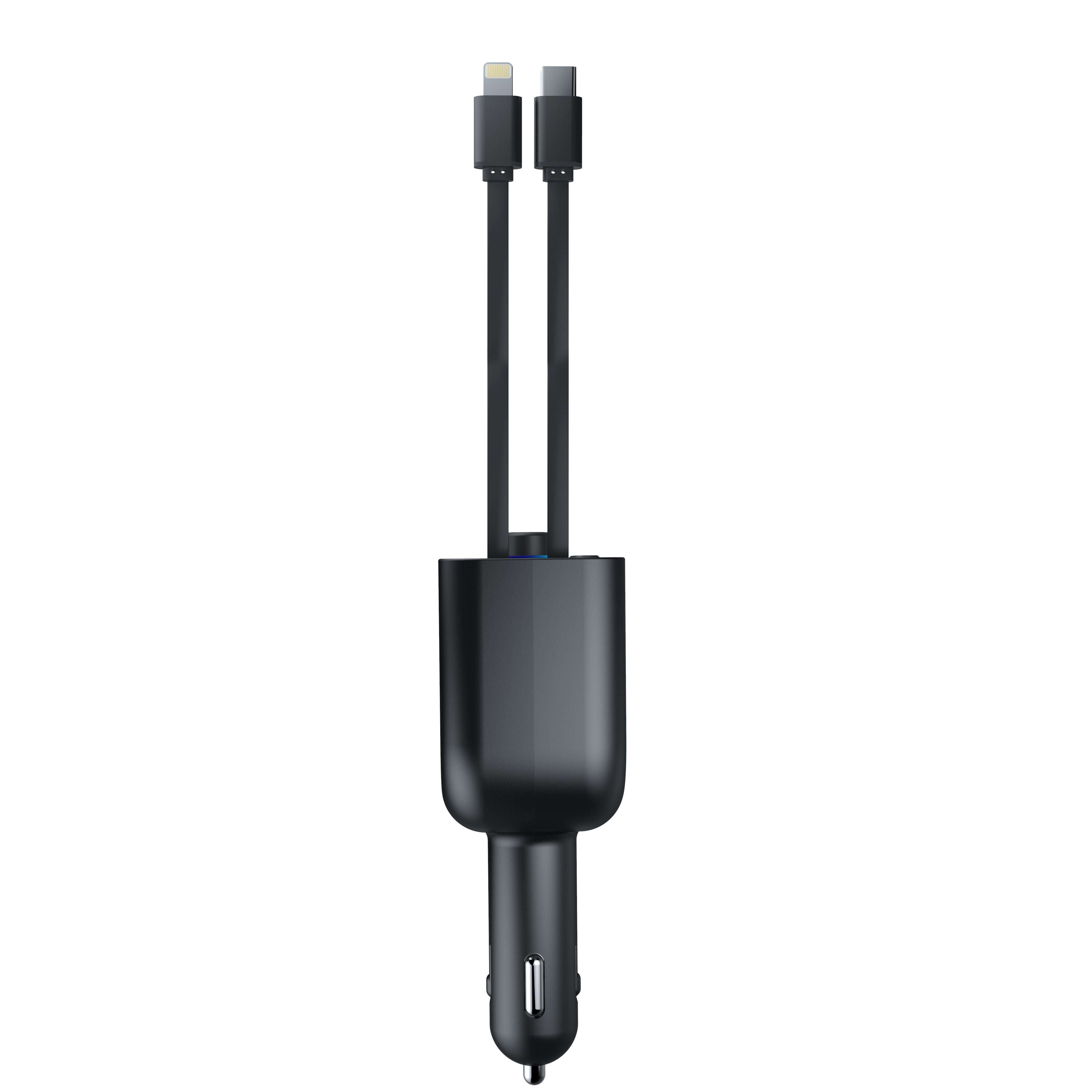 120W TurboCharge™ Retractable Car Charger – Digital Display + MP3/FM Transmitter + Bt Handsfree Car Kit PD QC Car Charger Y6 | Ultra‑Fast 4‑in‑1 Charging Power Station