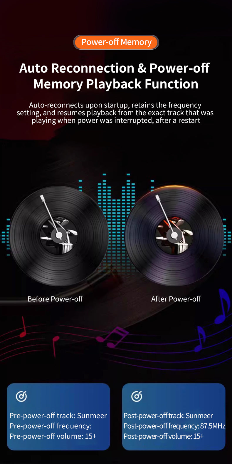 LuxDrive T3 Pro 5-in-1 260W Fast Car Charger with FM Transmitter & Ambient Light